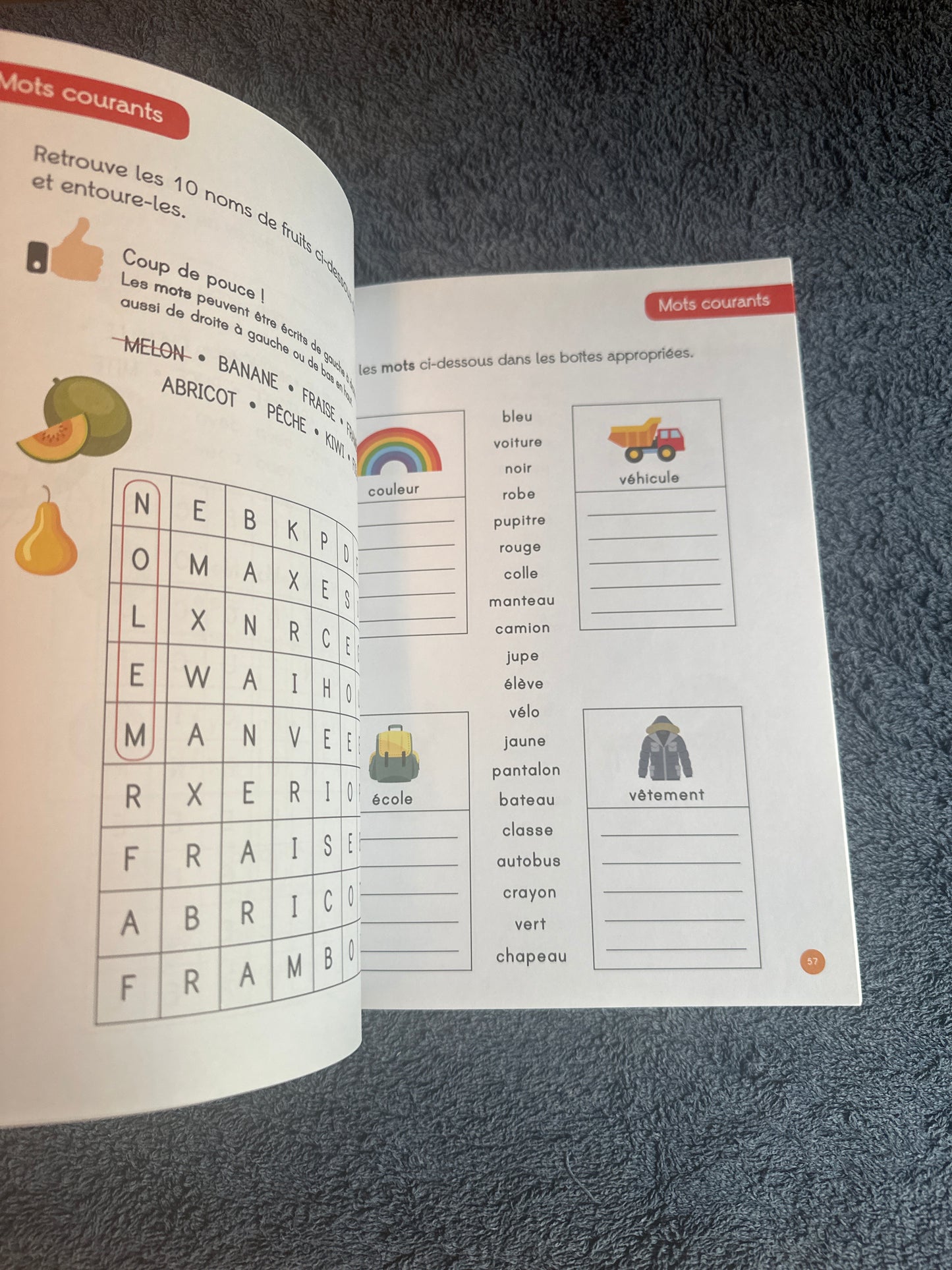 Français 1e année