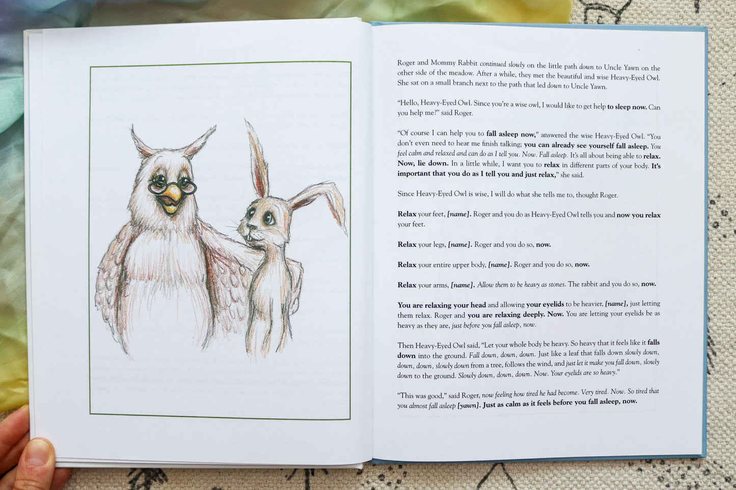 The rabbit who wants to fall asleep