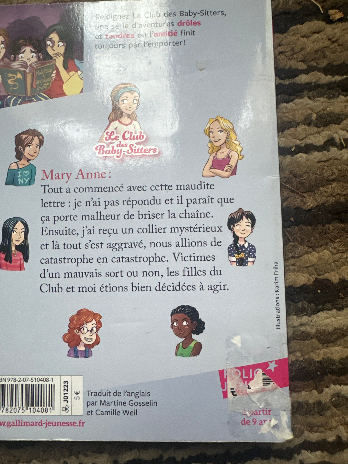Le club des Baby-Sitters Mary Anne et la malediction