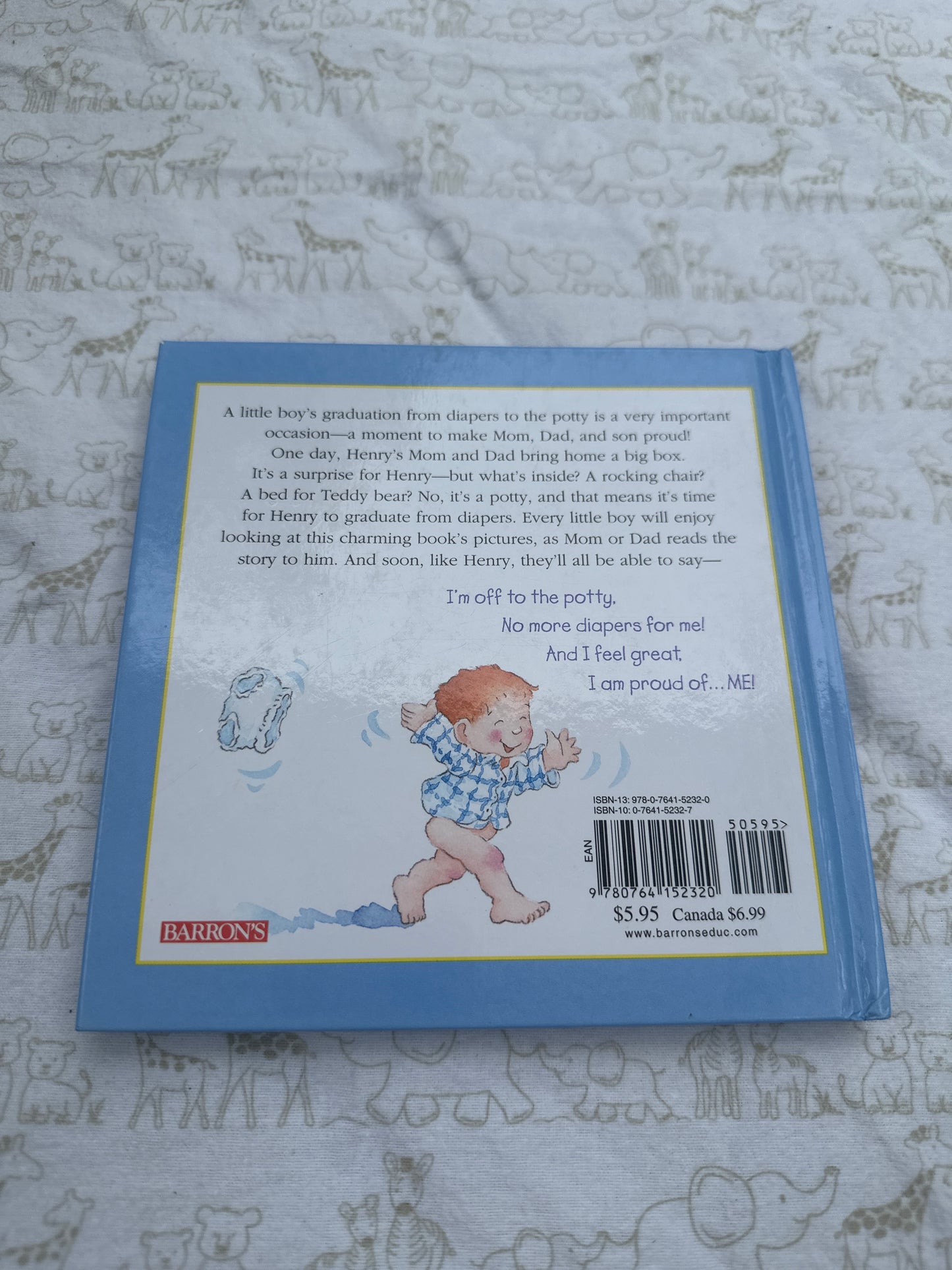 The Potty Book for boys by Alyssa