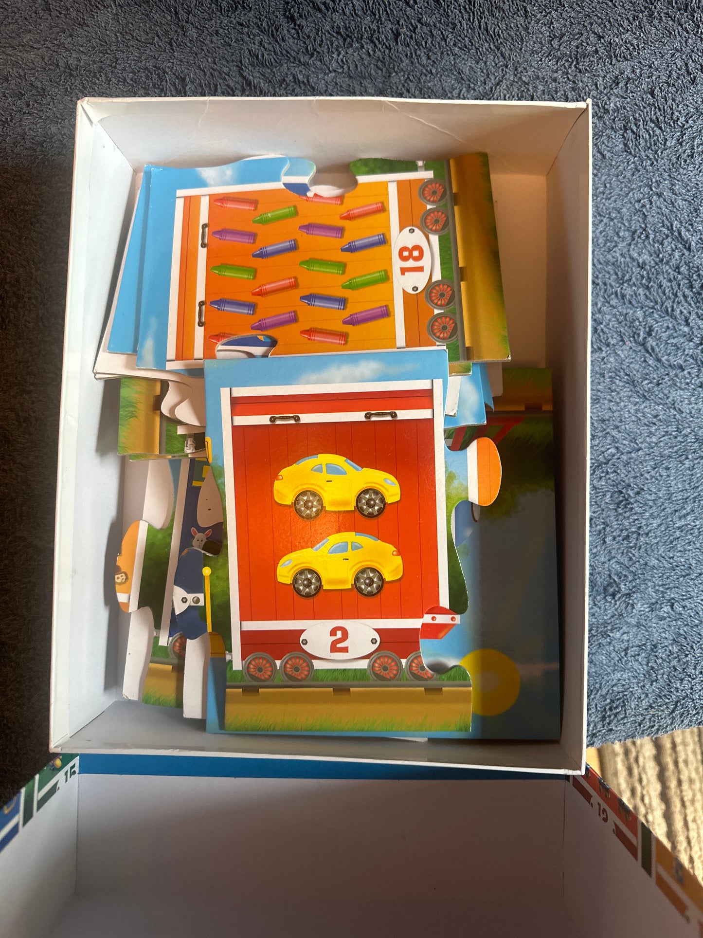 Number Train 20 piece floor puzzle