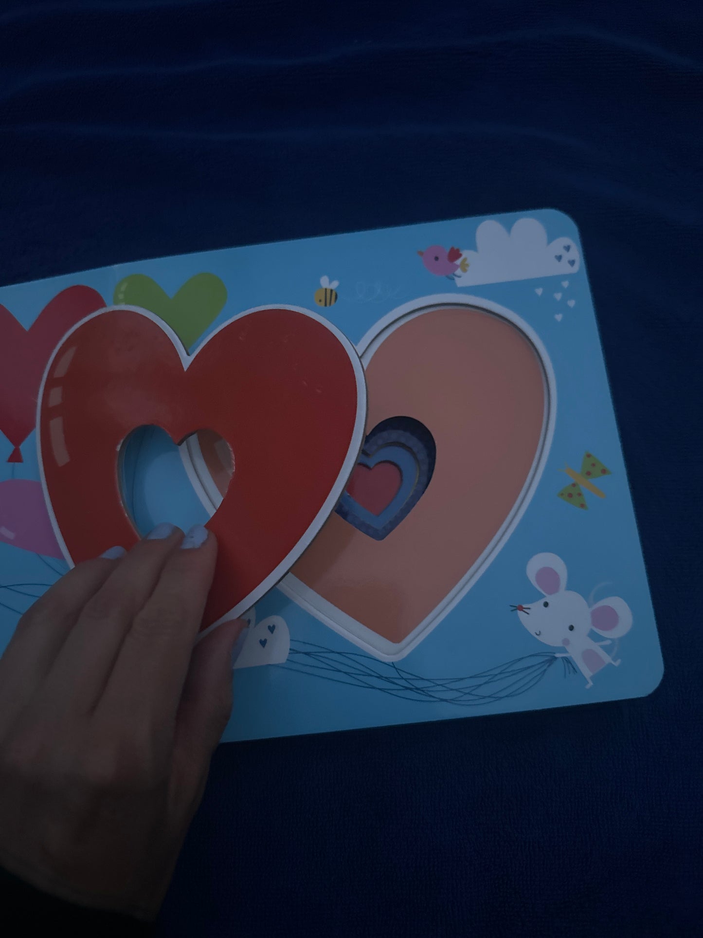 Five little hearts for kitten to share π