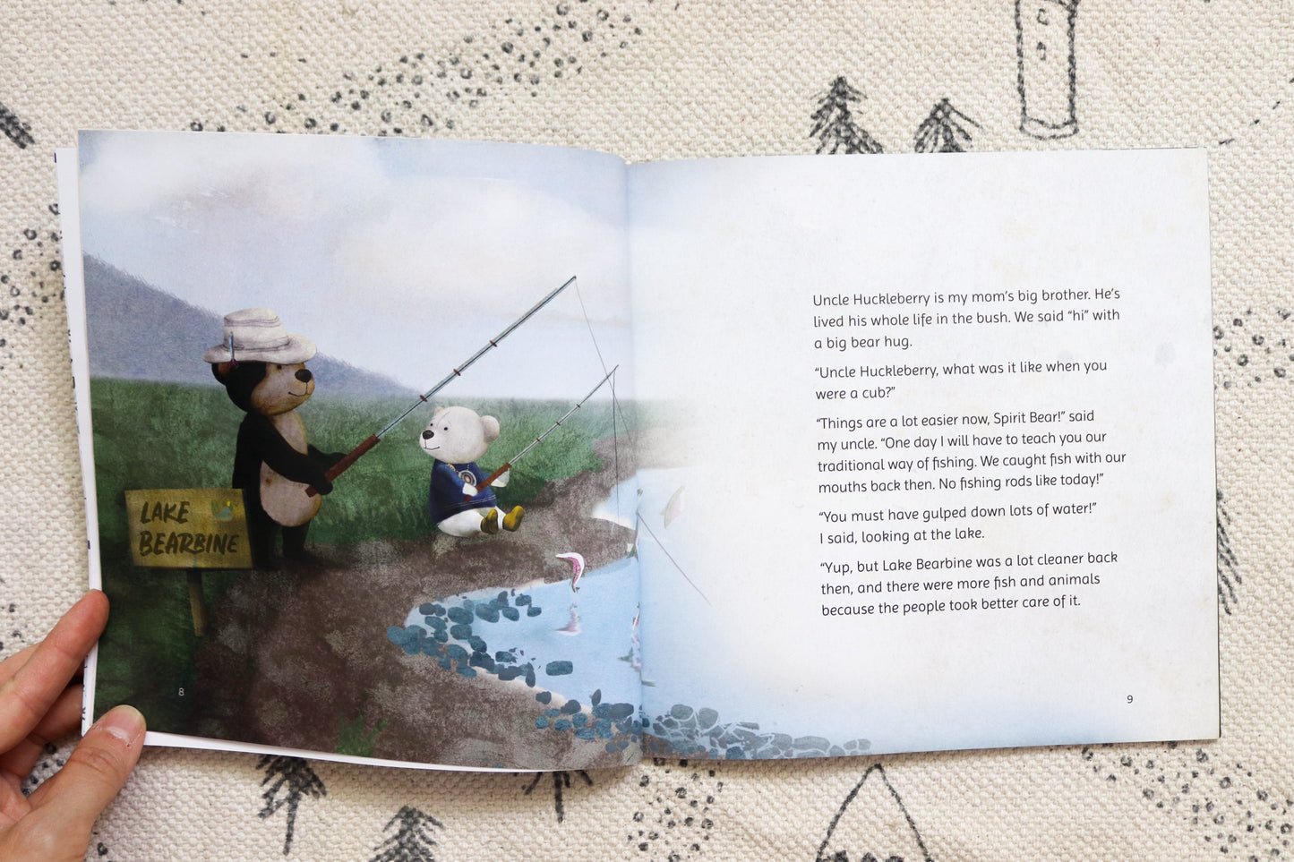 Spirit Bear: fishing for Knowledge, catching dream