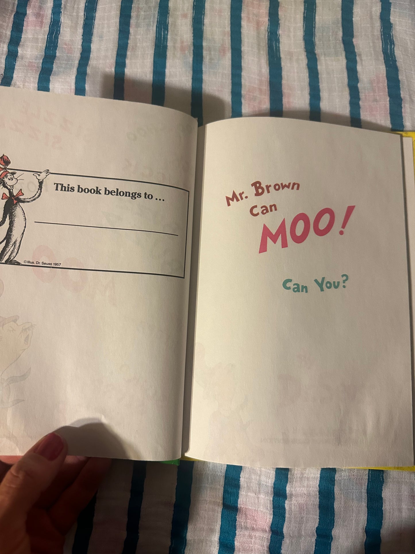 Mr. Brown can Moo! Dr. Seuss