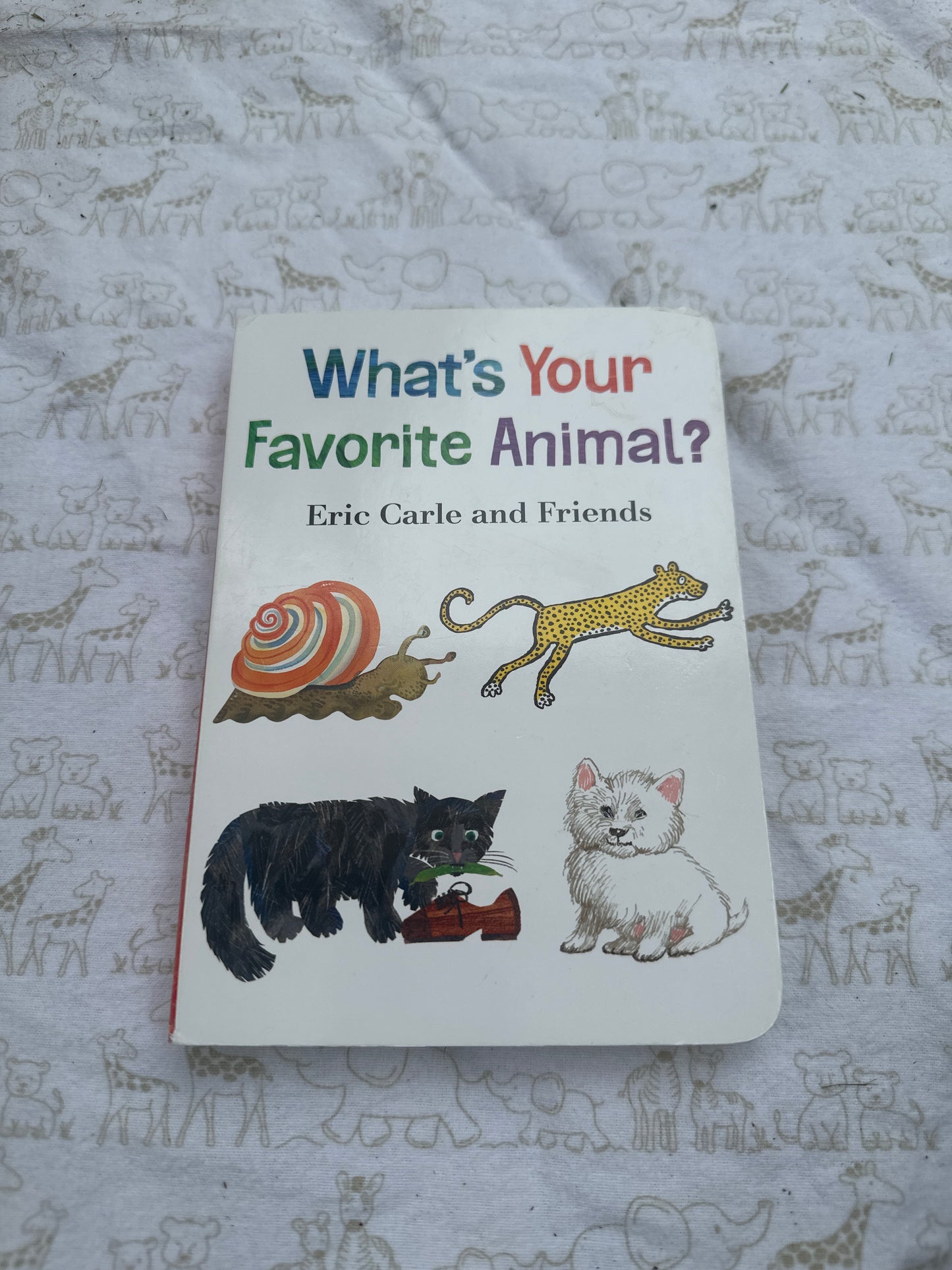 What’s your favourite animal? Eric Carle and friends