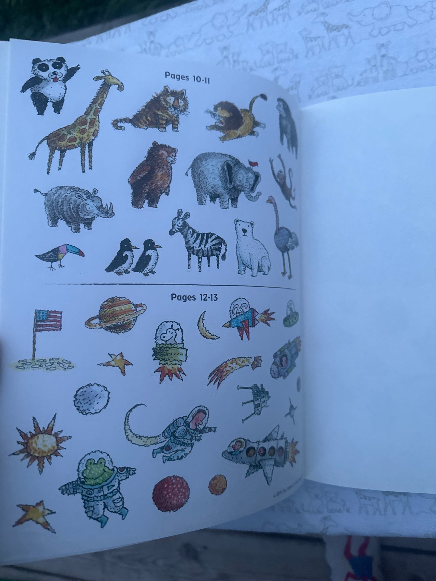 There was an Old Lady who swallowed a STICKER BOOK!