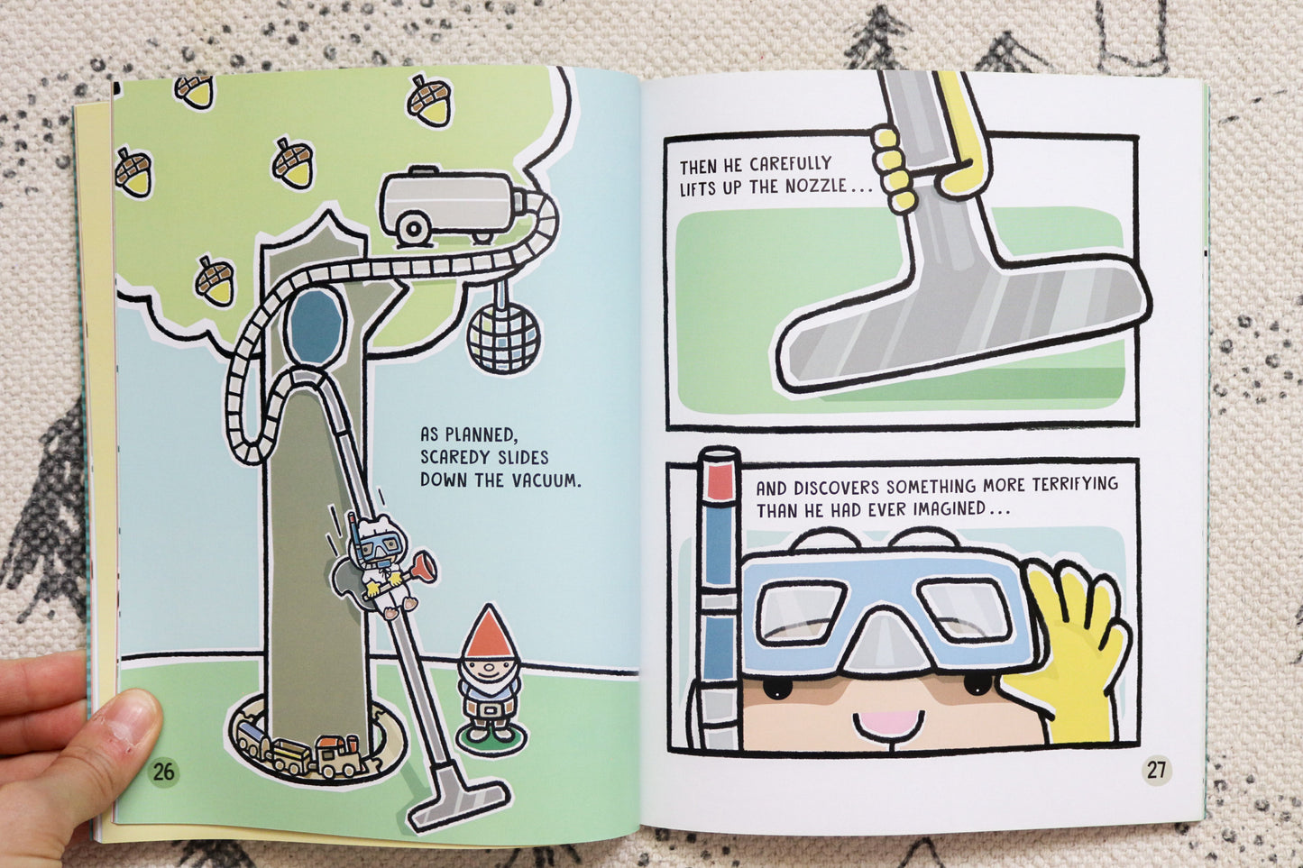 Scaredy Squirrel in a nutshell