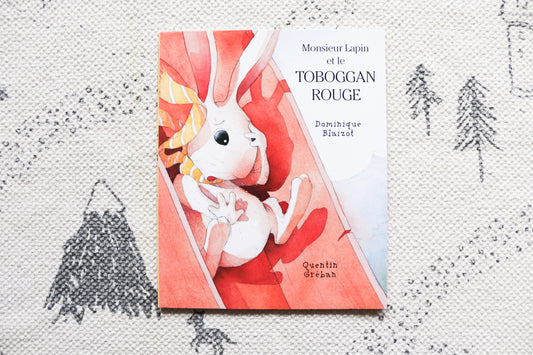 Monsieur Lapin et le Toboggan Rouge