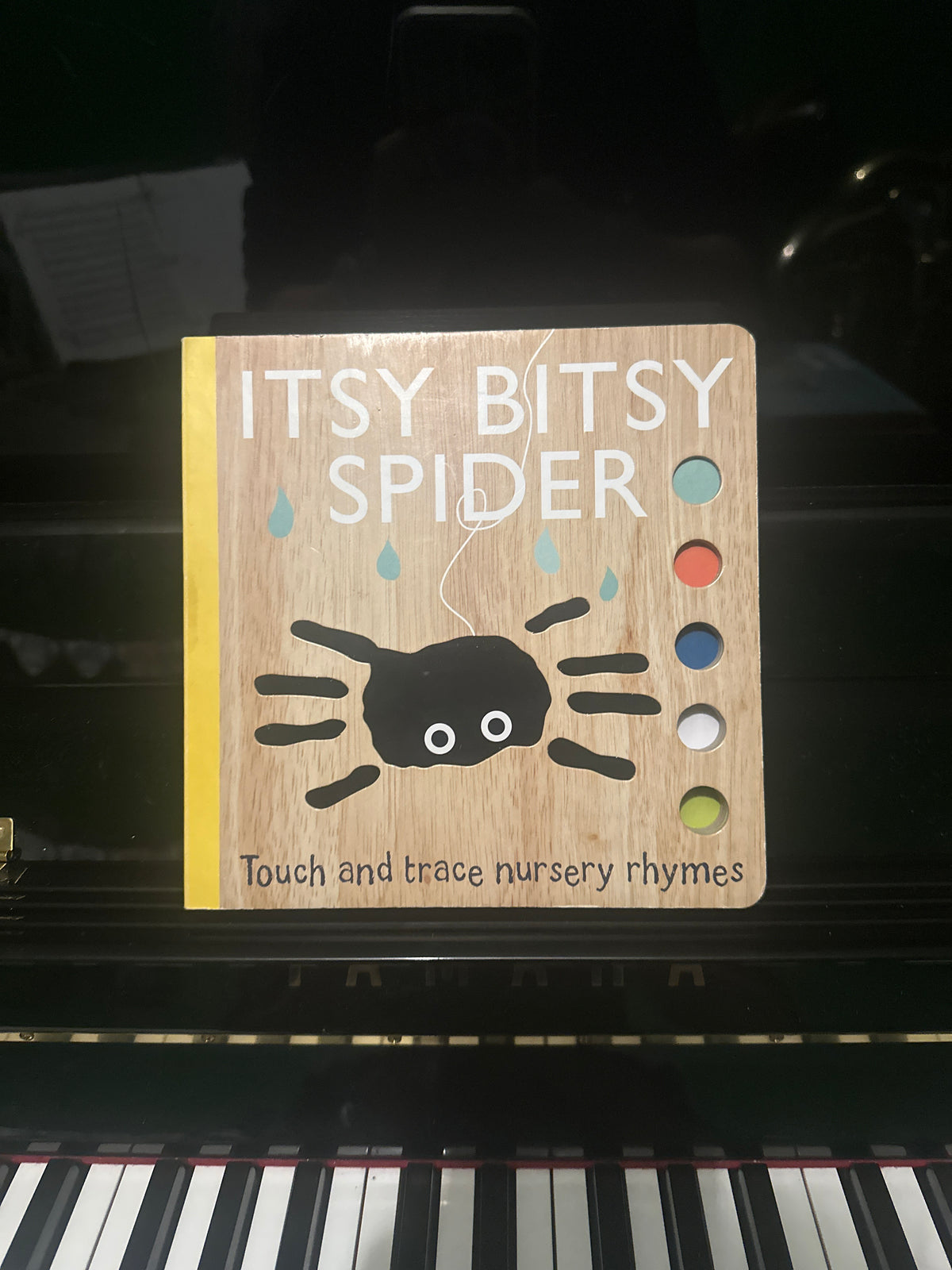 Itsy Bitsy Spider touch and trace Nursery Rhymes