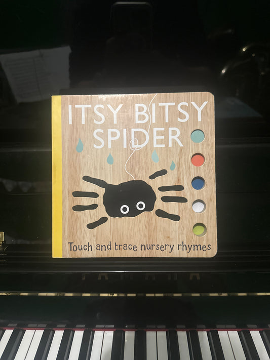 Itsy Bitsy Spider touch and trace Nursery Rhymes