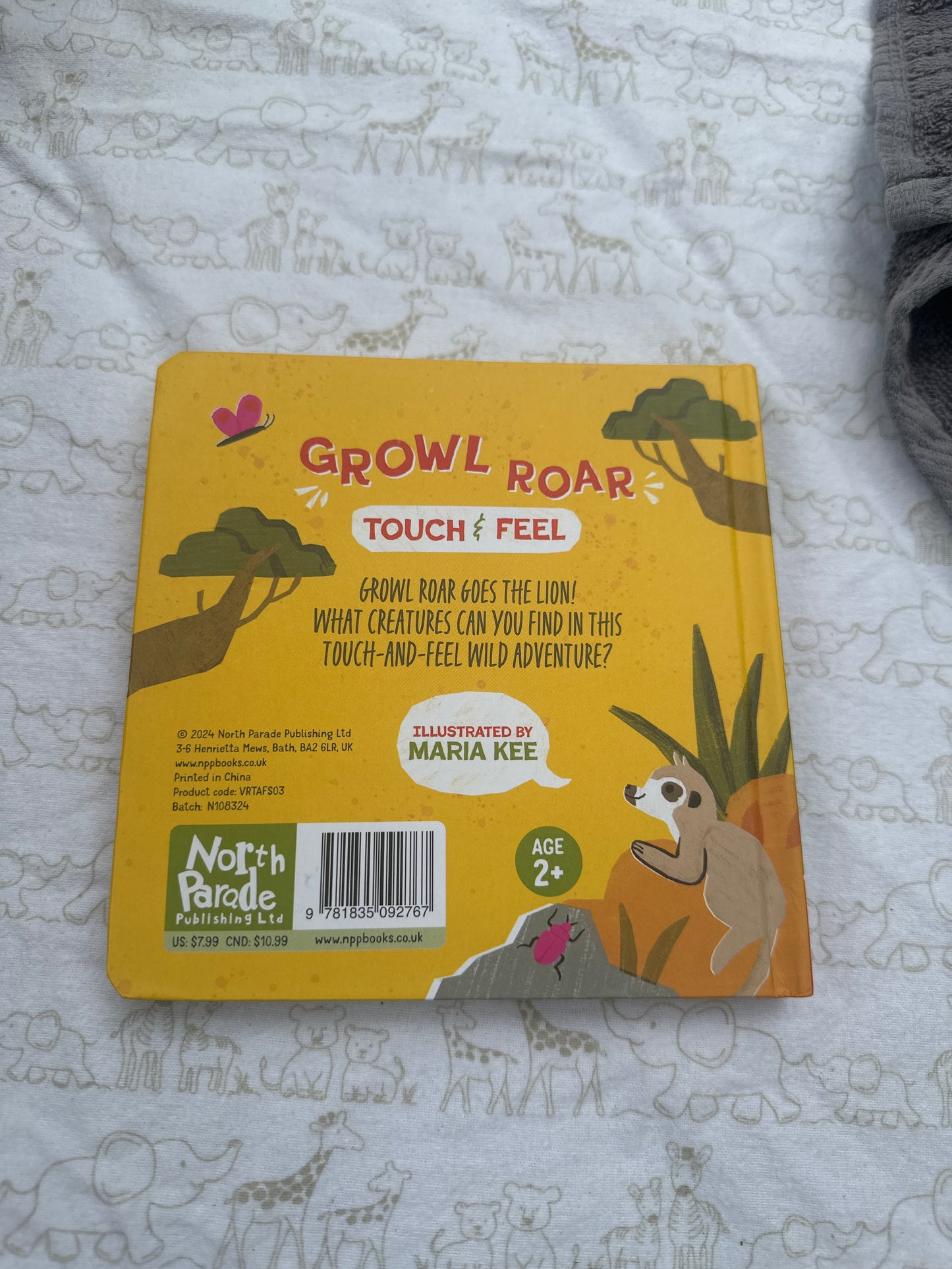 Growl Roar Touch and Feel
