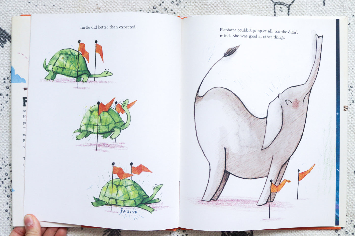 Fox and the jumping contest