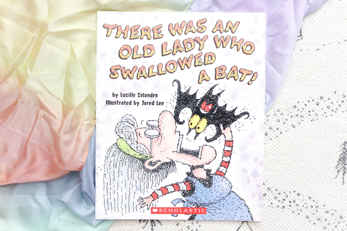 There was an old lady who swallowed a bat! 🦇