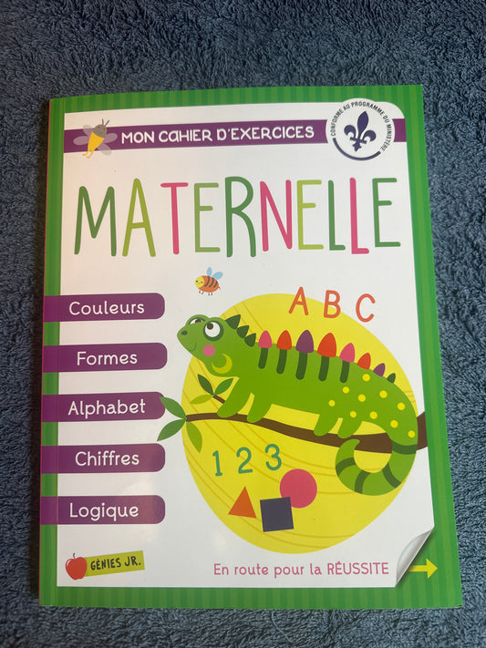 Maternelle cahier d’exercices
