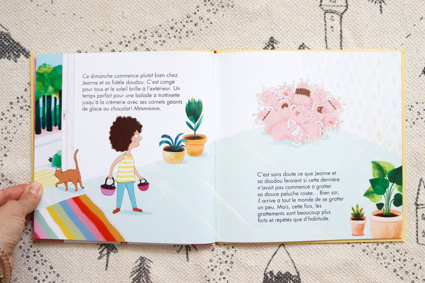 La doudou qui avait attrapé des poux