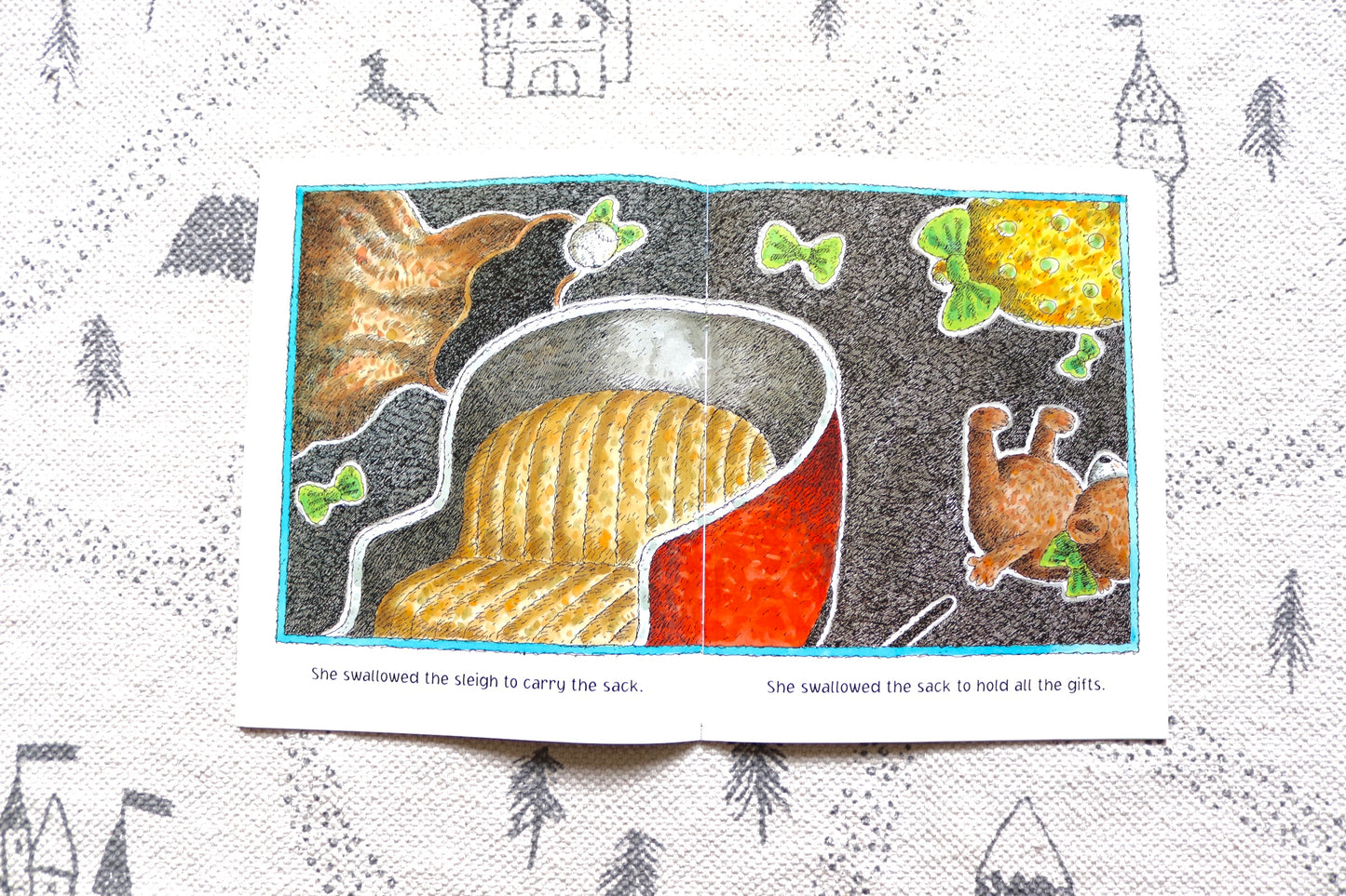 There was an old lady who swallowed a bell 🔔