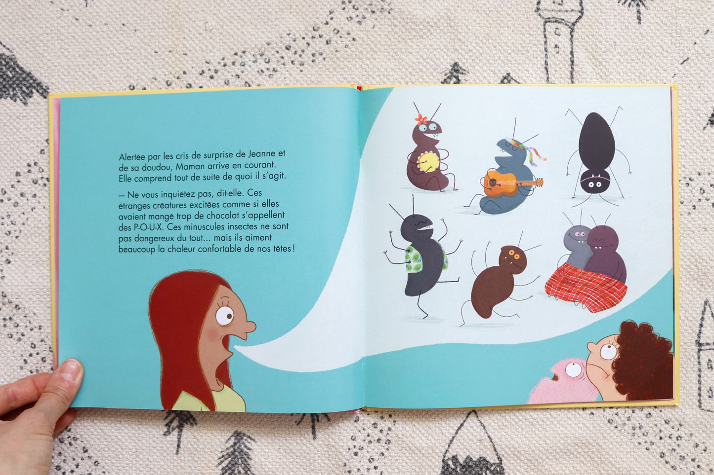 La doudou qui avait attrapé des poux