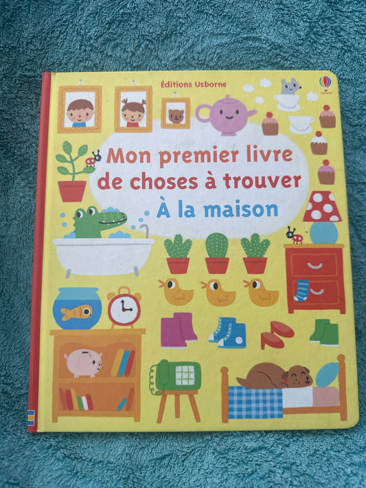 Mon premier livre de choses à toucher à la maison 🏠 Usborne