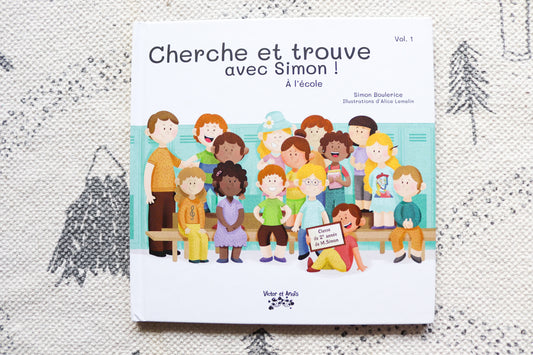 Cherche et trouve avec Simon! À l'école