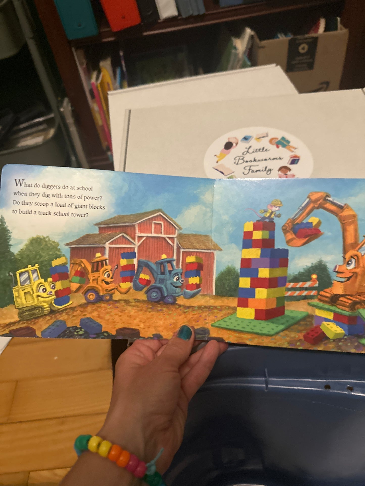 Diggers love to go to school!