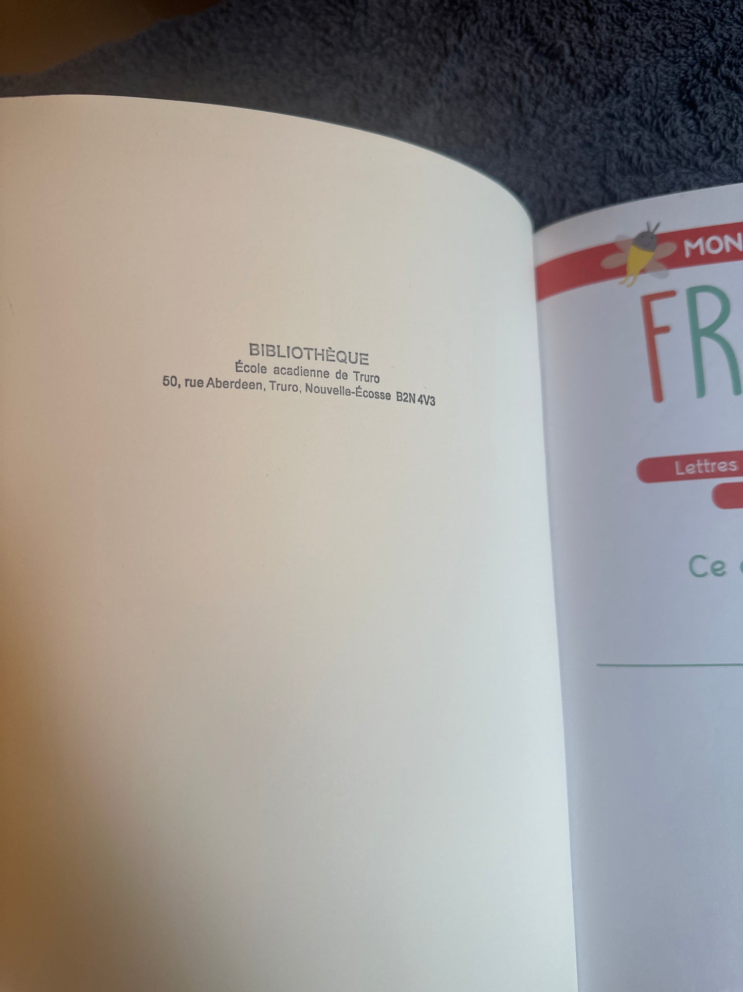 Français 1e année