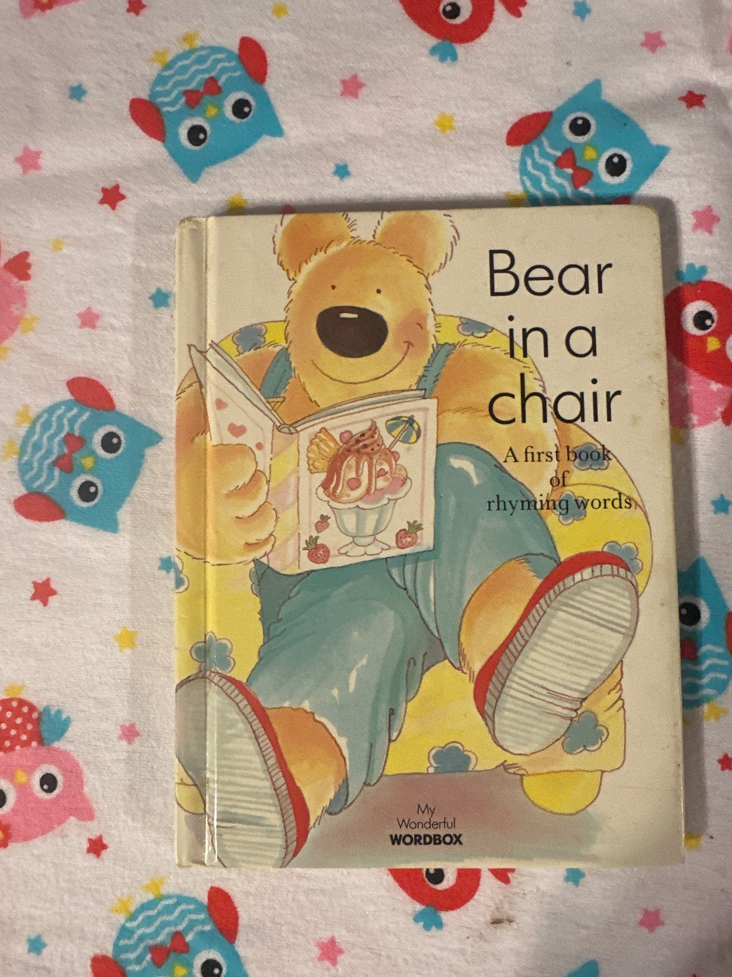 Bear in a chair