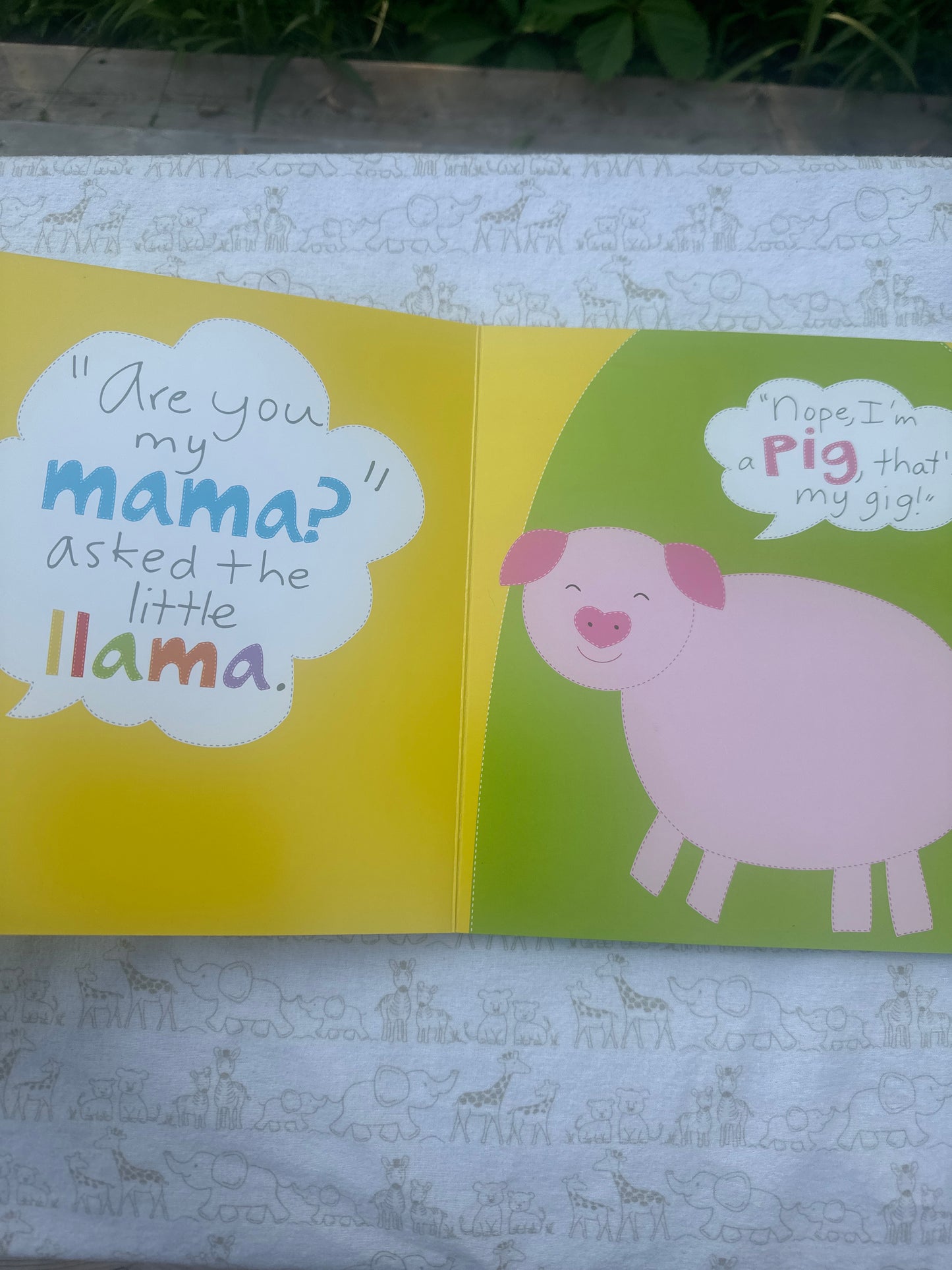 Mama loves her llama