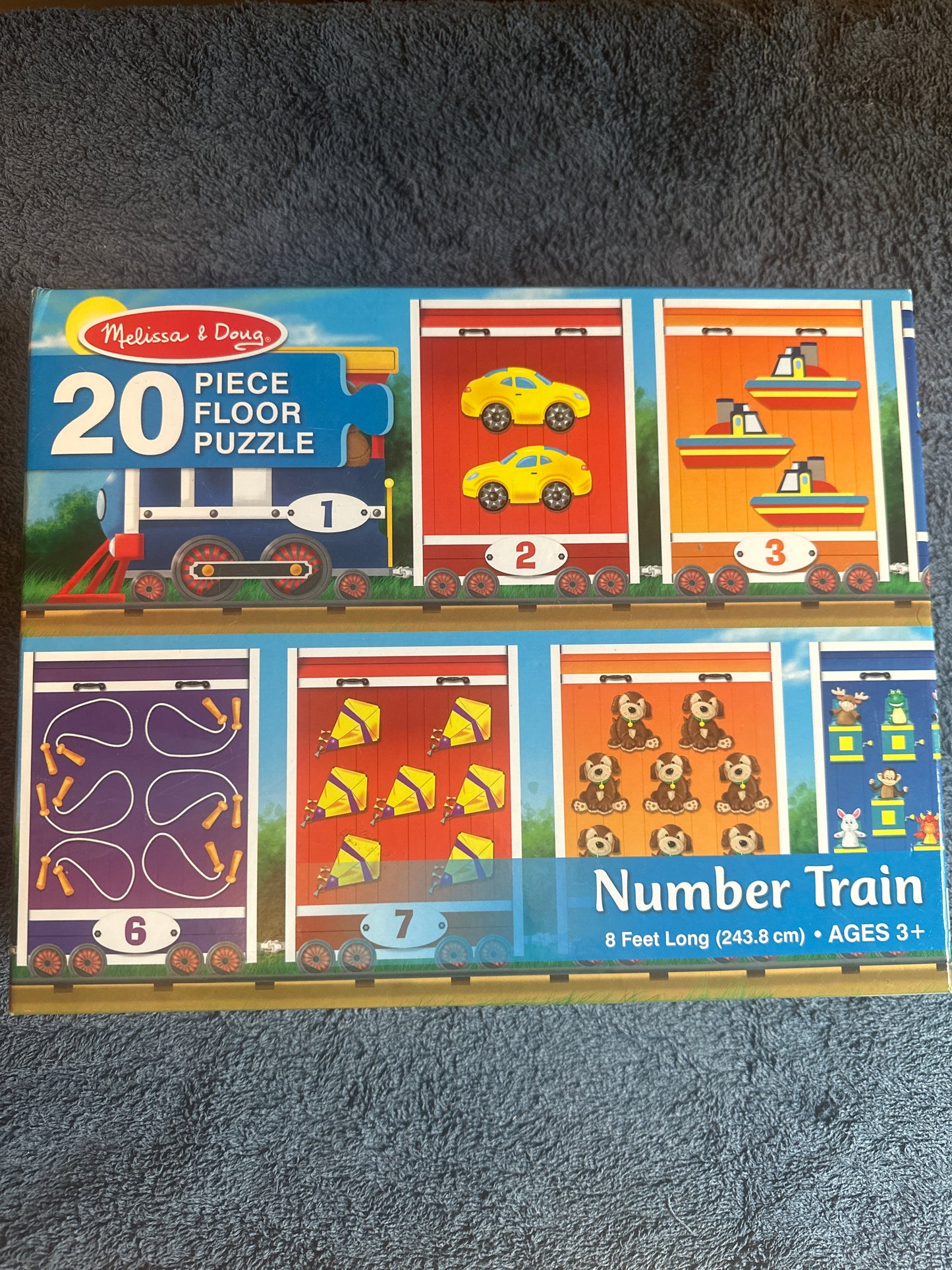 Number Train 20 piece floor puzzle