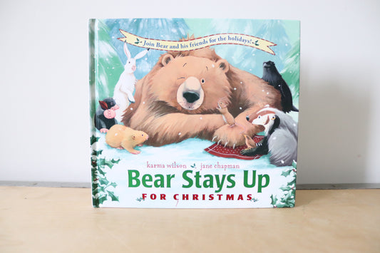 Bear stays up for christmas