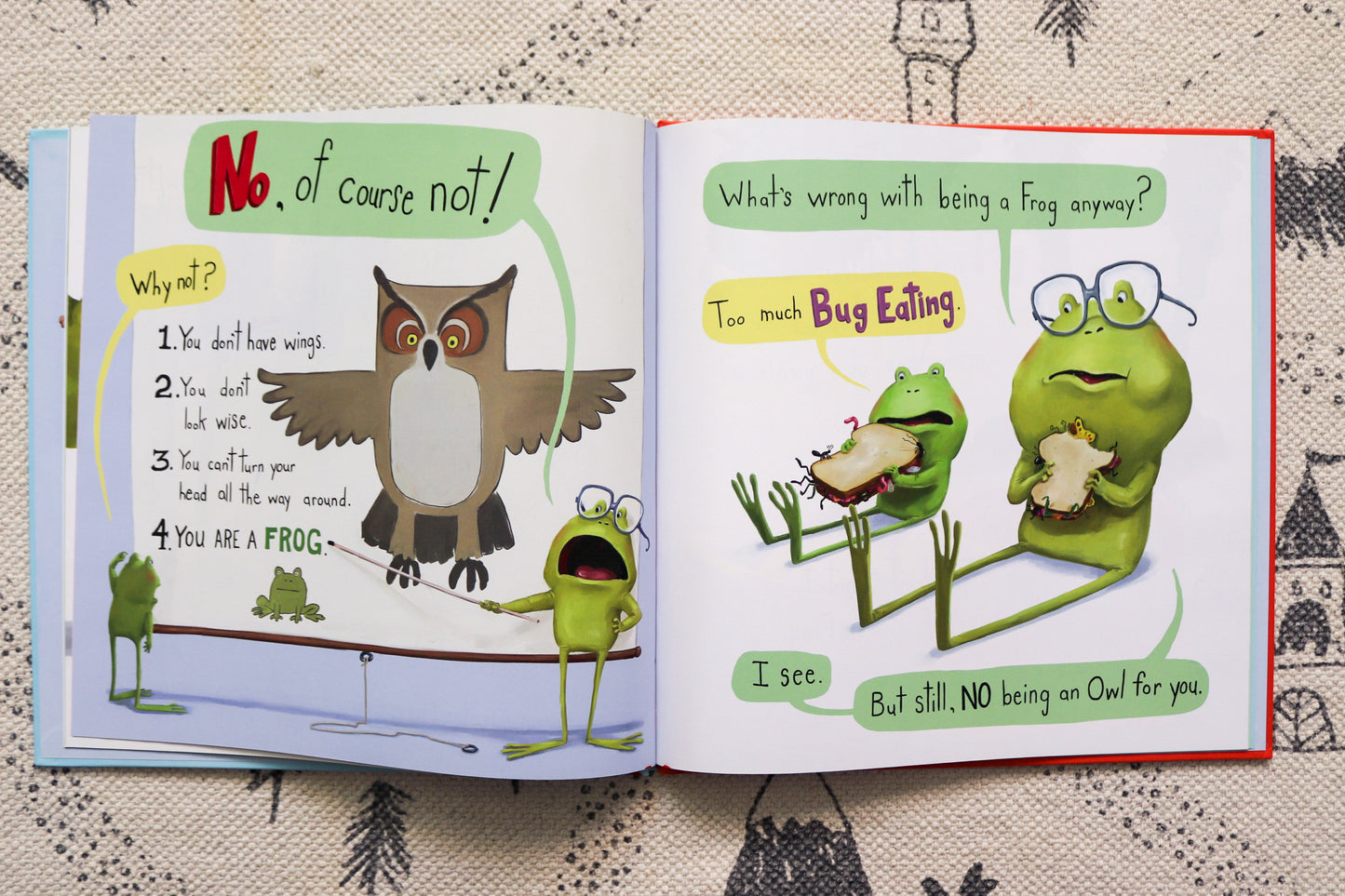 I don't want to be a frog