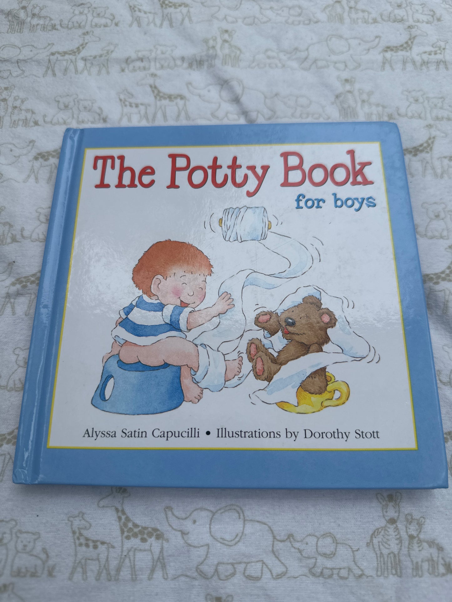 The Potty Book for boys by Alyssa